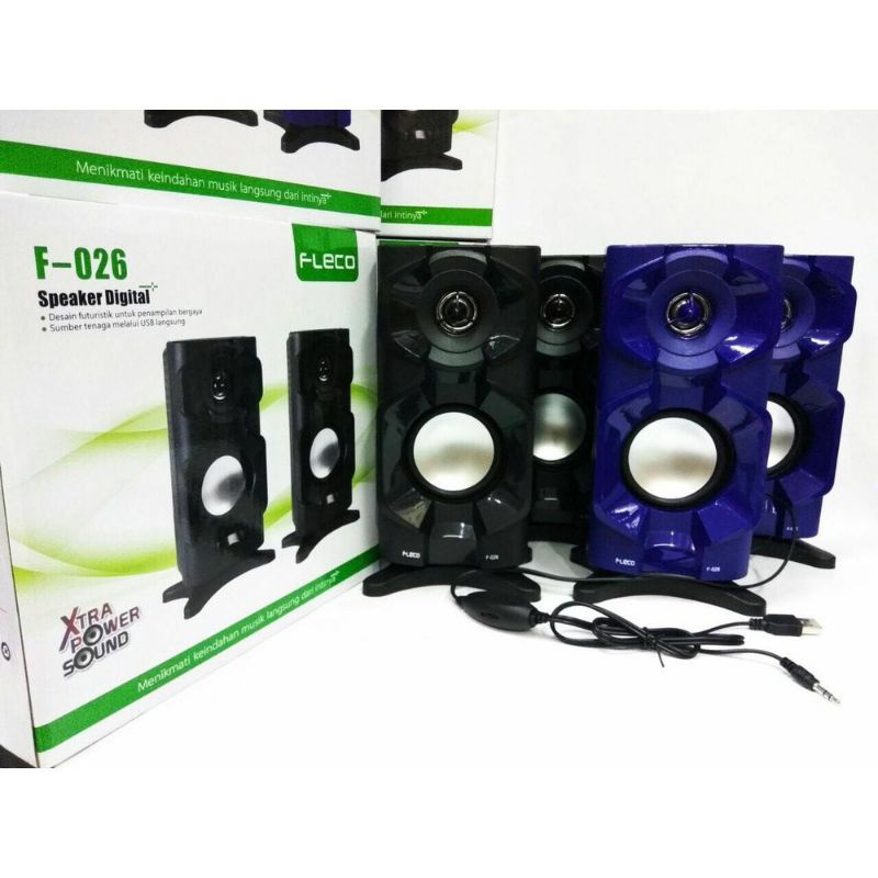 Speaker FLECO F 026 Super Bass Komputer / HP