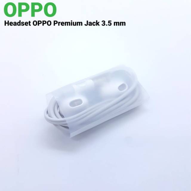 Headset Oppo Original Handsfree F5 F7 F9 R17 A83 A71 Realme 3