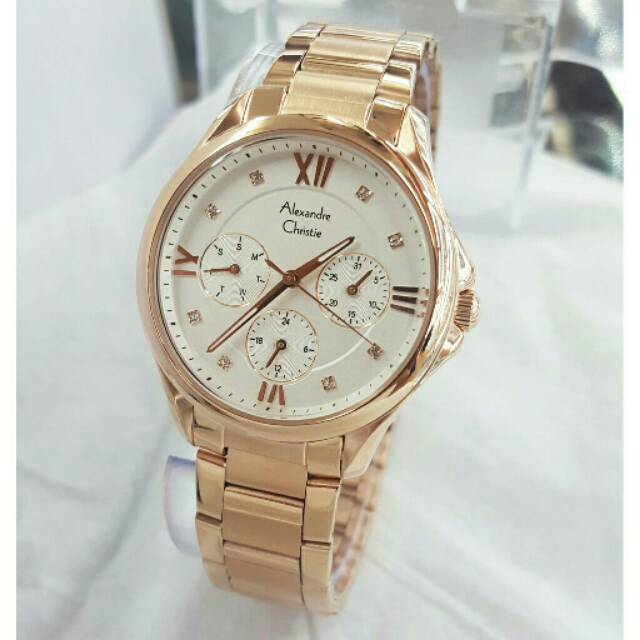 JAM TANGAN WANITA ALEXANDRE CHRISTIE AC  2719 AC2719  ROSEGOLD