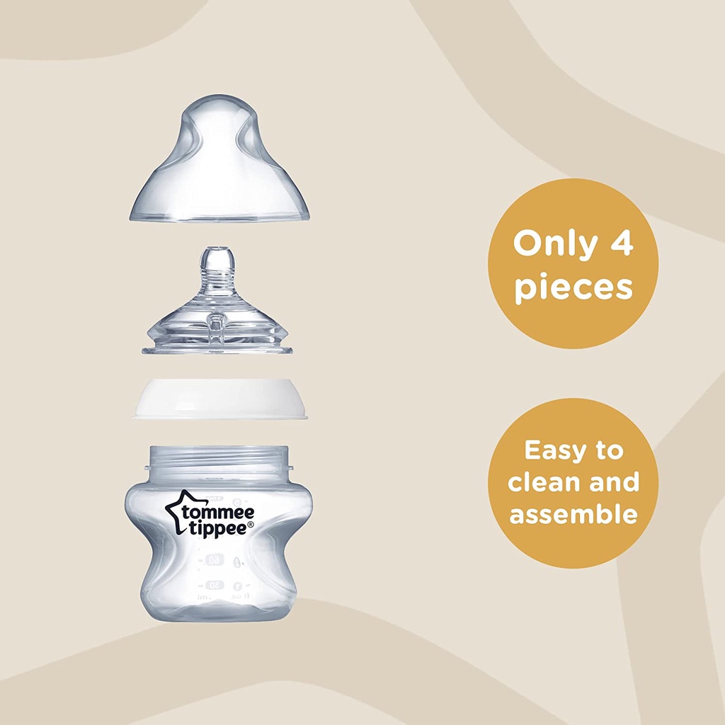 Tommee Tippee 150ml PP Baby Bottle Botol Susu Closer to Nature