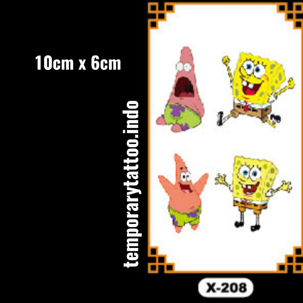 Tato Temporer Lengan Tangan Gaul Keren Temporary Tattoo 10x6 - X208