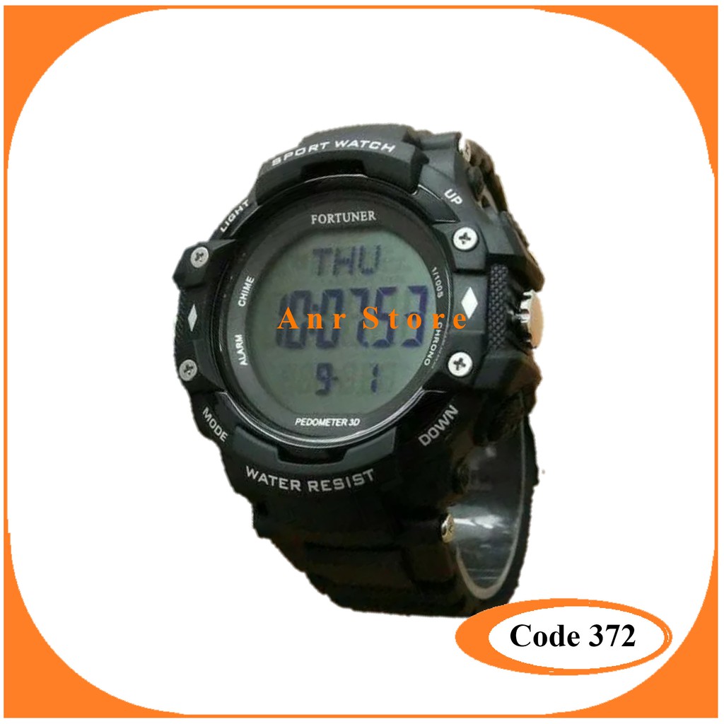 Tali Jam Tangan Fortuner Pedometer 1602-XT Free Pen