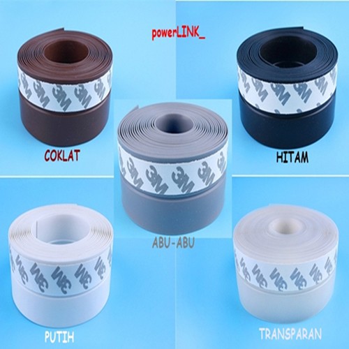 Door Seal Strip Penutup Celah Bawah Pintu Jendela Penahan Debu Serangga