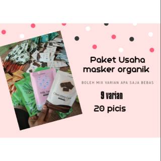 RESMI PAKET USAHA MASKER  BY POUPEEPOU Shopee Indonesia