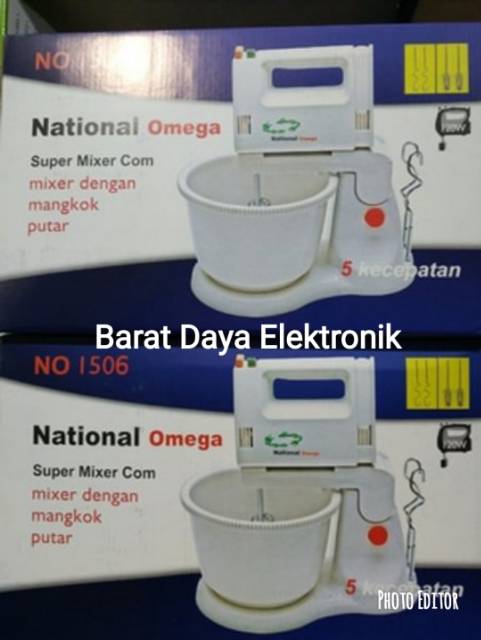 NATIONAL STAND MIXER COM NATIONAL OMEGA/VIVA - TERMURAH