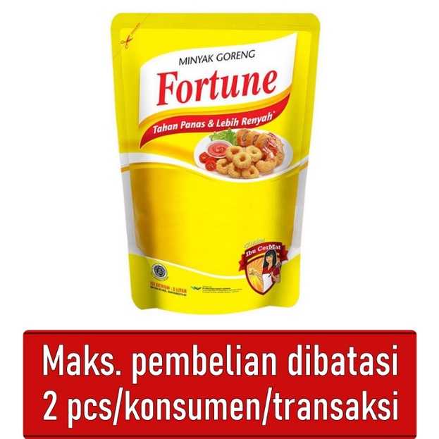 

FORTUNE MINYAK GORENG REFILL 2000 ML Ramayana_Cibitung