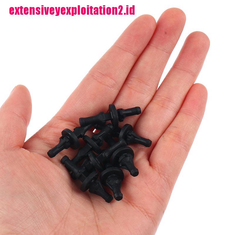 &lt; E2id &amp; &gt; 32pcs Sekrup Pin Rivet Bahan Karet Anti Getaran Untuk Kipas Case PC