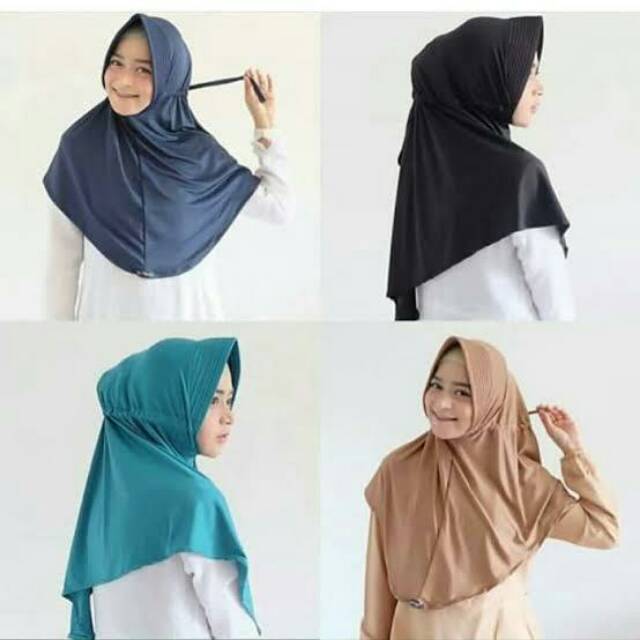 Hijab Hamidah serut