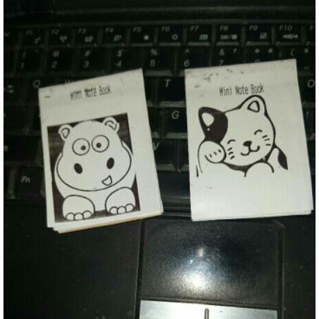 Mini Notebook Kartun Cute - NNCH Store