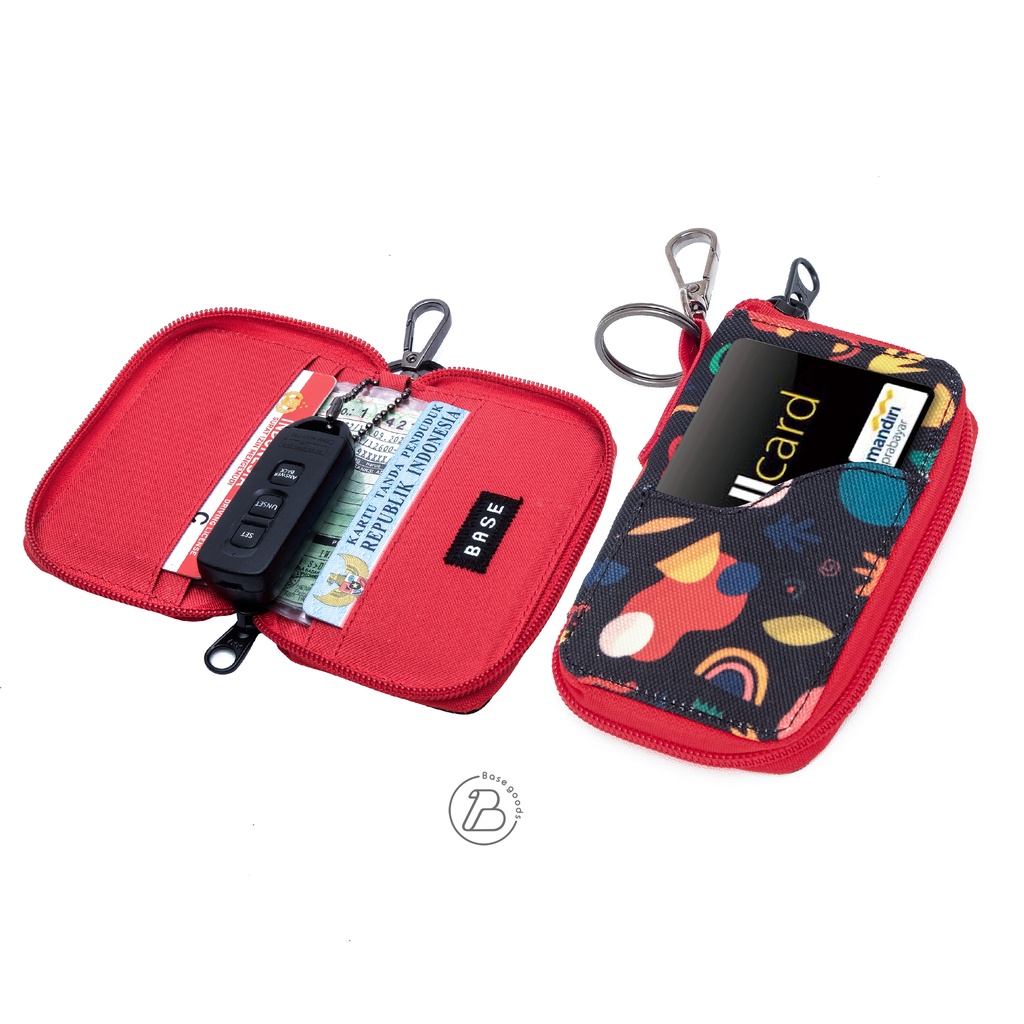 Dompet STNK Motor Mobil Kartu SIM eToll Gantungan Kunci Keyless Smartkey - BDSS102