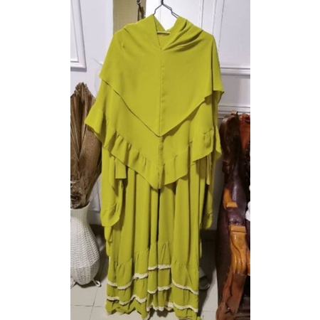 gamis syari lime