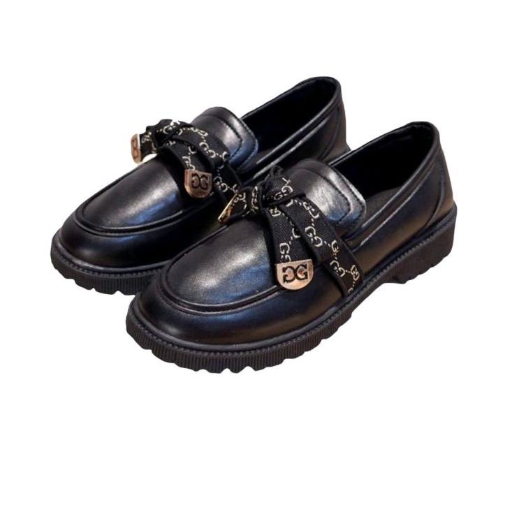 (HARGA TERMURAH) Sepatu Docmart Wanita Terbaru / Sepatu Loafer Wanita / Docmart Bow / Sepatu Flat Wa