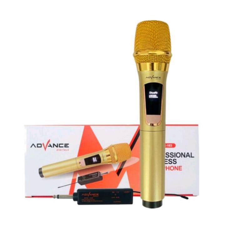 GRATIS ONGKIR Mic,Mik,Mix,Microphone,mikrofon,mic wireless single 1 mix tanpa kabel original advance