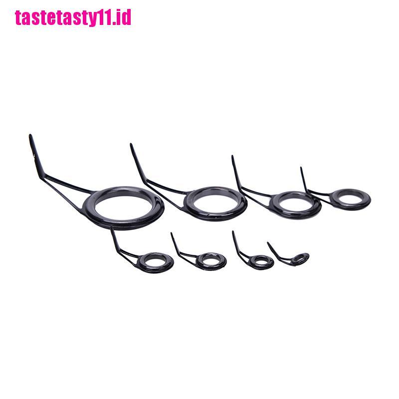 (TTID) 8pcs Ring Guide Joran Pancing 8 Ukuran Untuk Reparasi