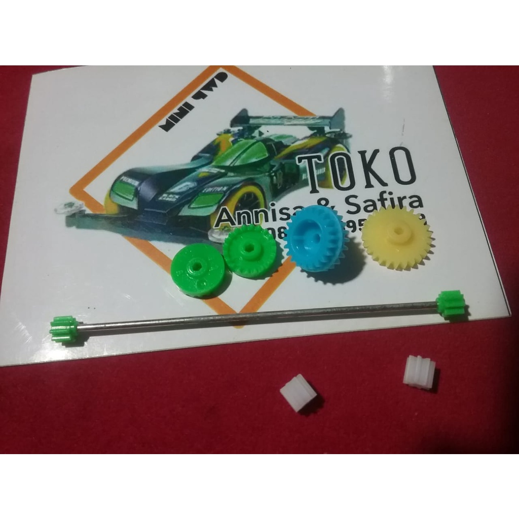 gear set rep untuk chasis super x atau super xx sesuai pict