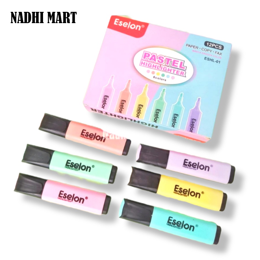 

ESELON PENANDA PASTEL / HIGHLIGHTER PASTEL / PENANDA WARNA WARNI / PENANDA PASTEL / ESELON ESHL 01 PASTEL
