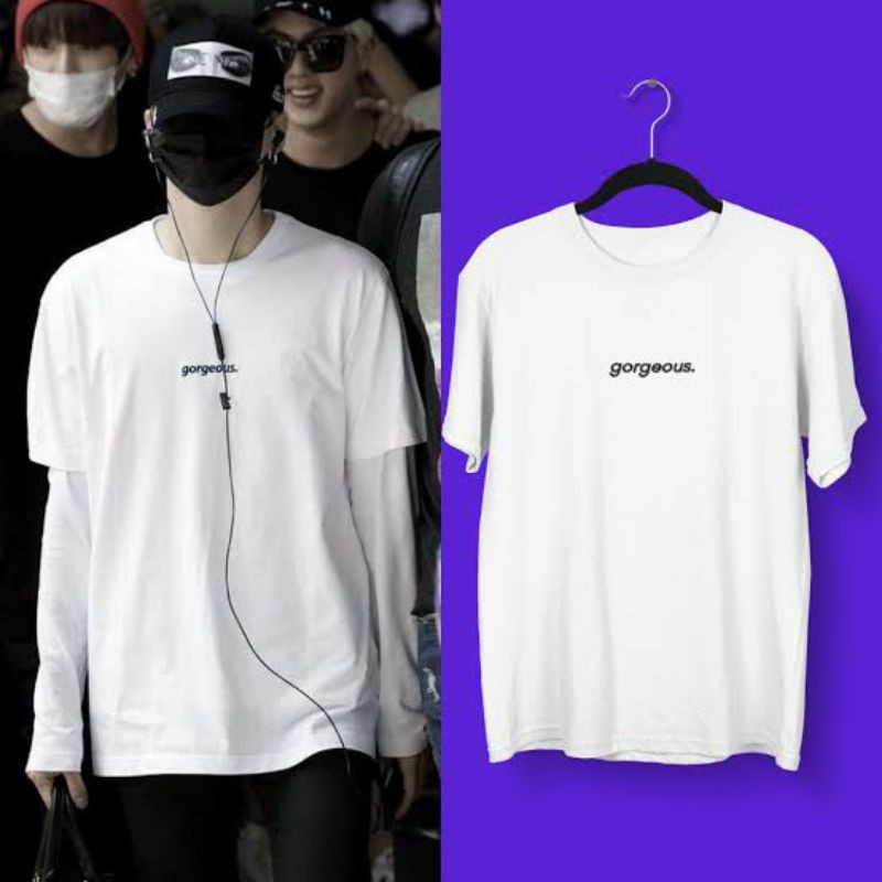 Baju Kaos BTS suga jungkook gorgeous