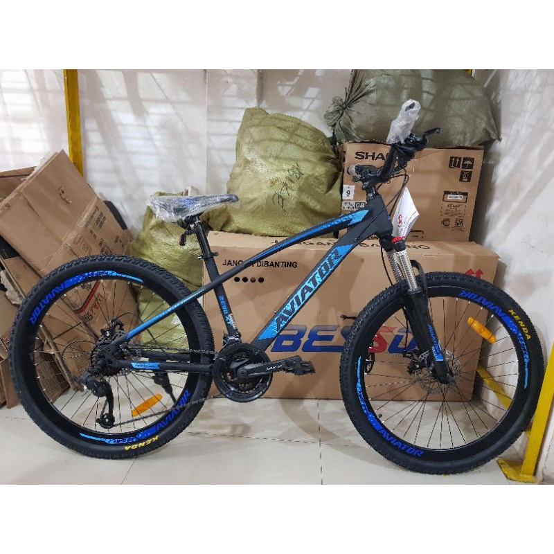 Sepeda MTB 26 inch AVIATOR 2690 XT VT ( Warna Biru / Blue )