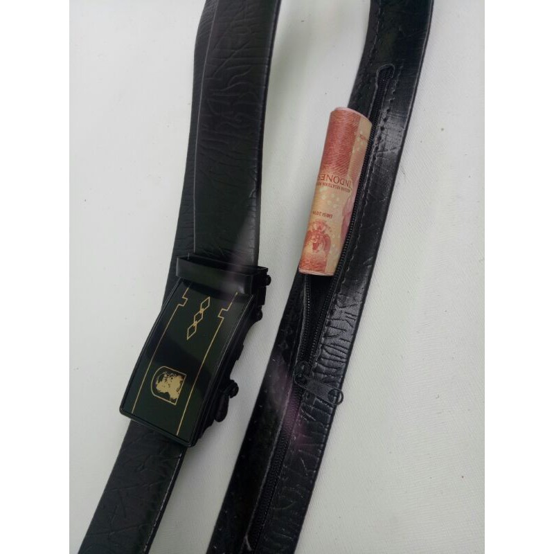 ikat pinggang pria resleting