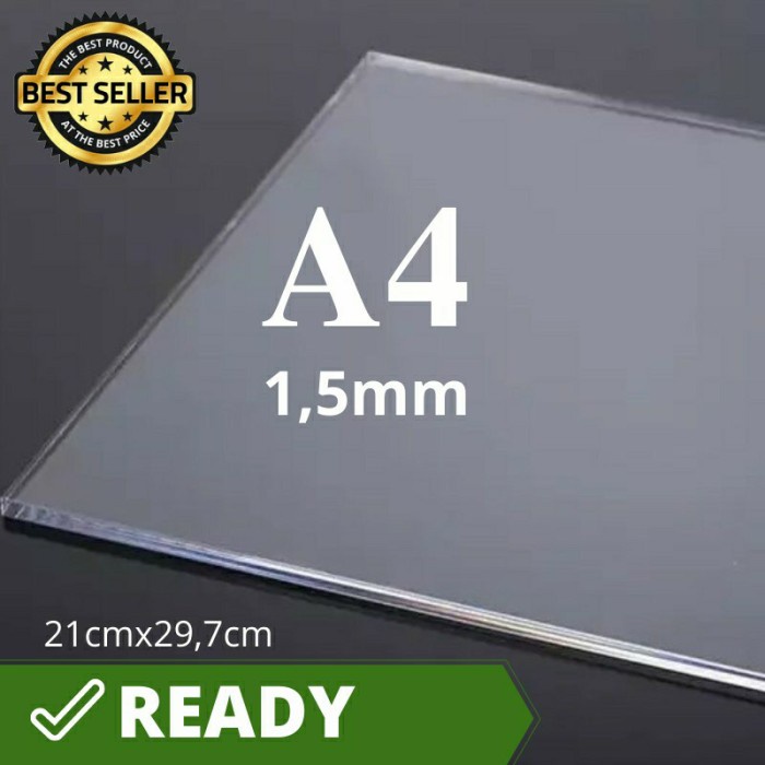 

Terlaris acrylic lembaran 15mm Bening Ukuran A4
