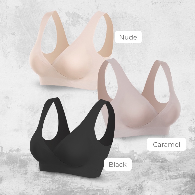 MOOIMOM Basic Bra Hamil &amp; Menyusui Air Slim Maternity &amp; Nursing Bra