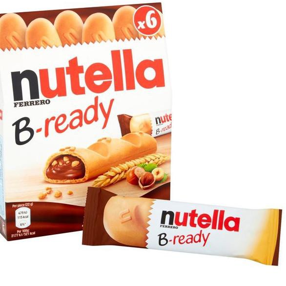 

Today!!!! NUTELLA B-READY / Nutella Bready / Nutella B Ready - Biskuit Isi Nutella Coklat Import