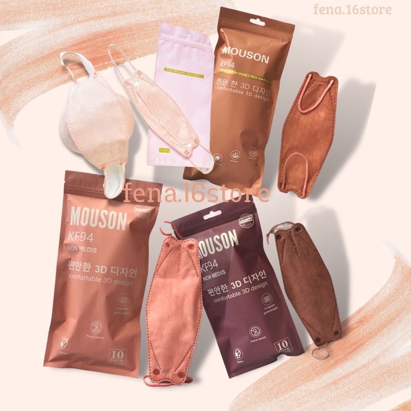 MASKER KF94 MOUSON EDISI PINK