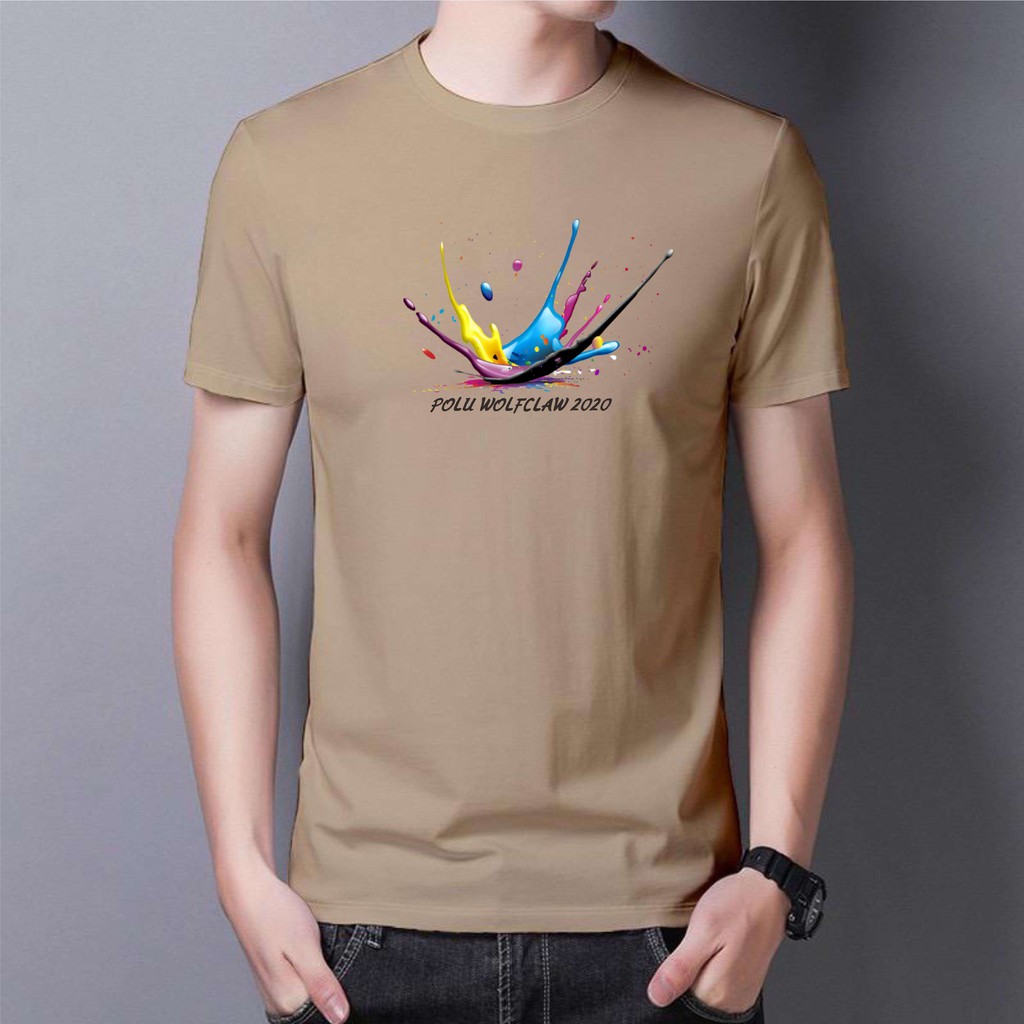 BS/COD/BAJU KAOS TANGAN PENDEK TINTAK/PRIA/REALPICTURE