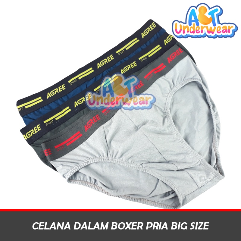 AT26-Big size Celana dalam pria size XXXXL XXXL-celana dalam boxer