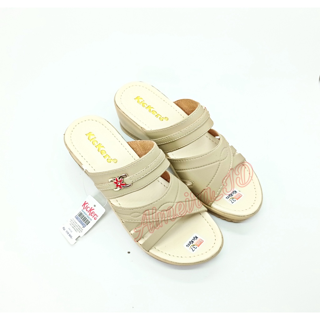 Sandal Wanita Wedges Kickers Branded | Sandal Import | Sandal Fashionable