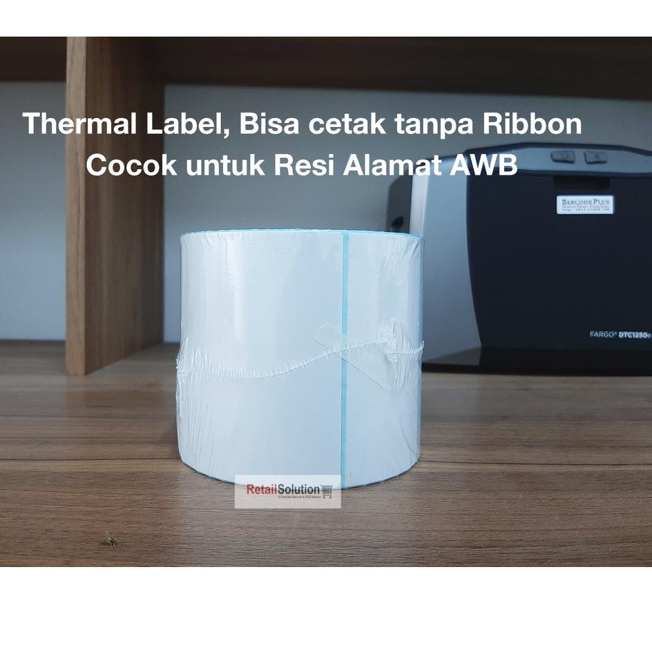 Grosir Hari Ini Stiker Label Thermal Resi AWB 100x150 / 100 x 150 / 100x150mm / 10x15 cm