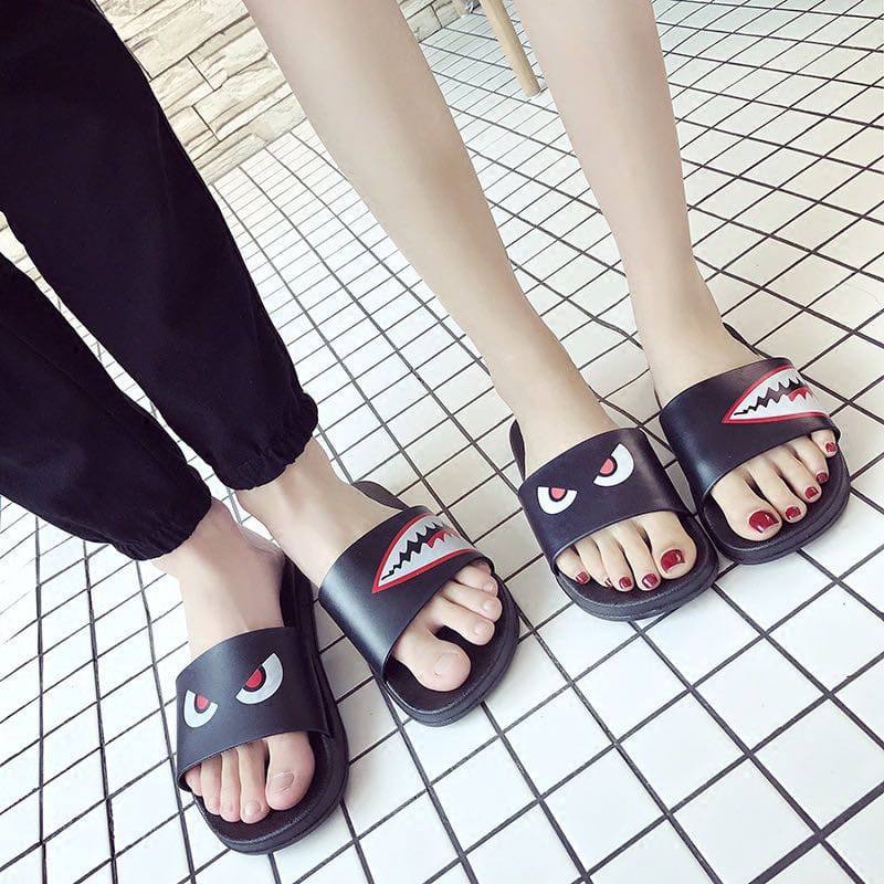 Sandal Jalan Sendal Motif Black Eye Sendal Wanita Santai