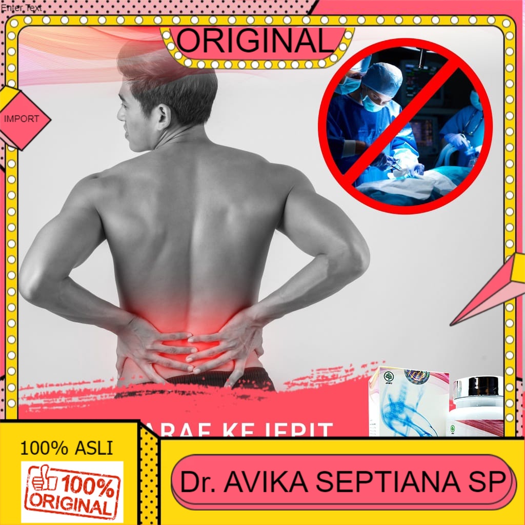 100% ASLI Enjoymove - Obat Sakit Pinggang, Obat Nyeri Sendi Lutut, Obat Saraf Kejepit, Obat Saraf Ke