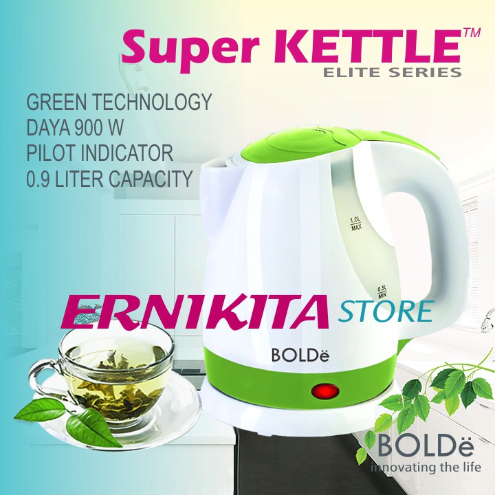 BOLDe SUPER KETTLE - Teko Listrik Pemanas Air