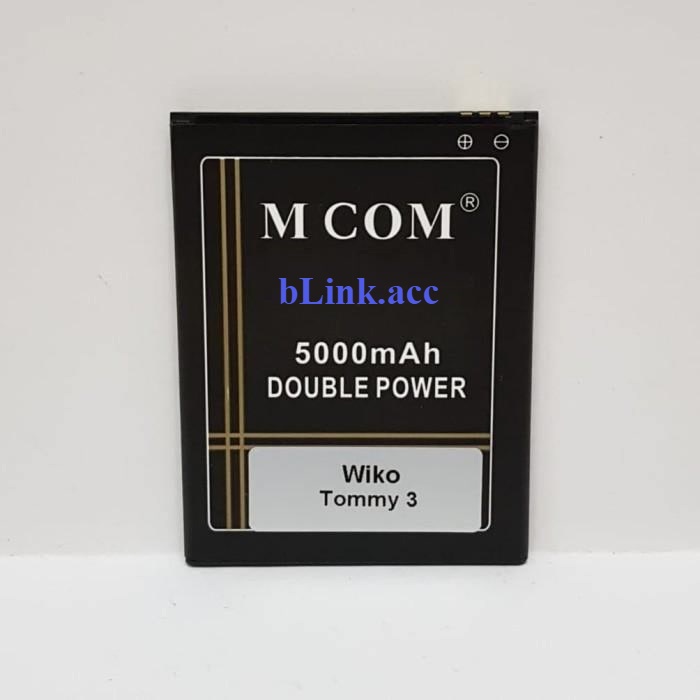 Baterai Battery Batre Wiko Tommy 3 / Tommy3 Batrai Wiko Tomy3 K600AG W-K600AG W_K600AG Double IC Pro