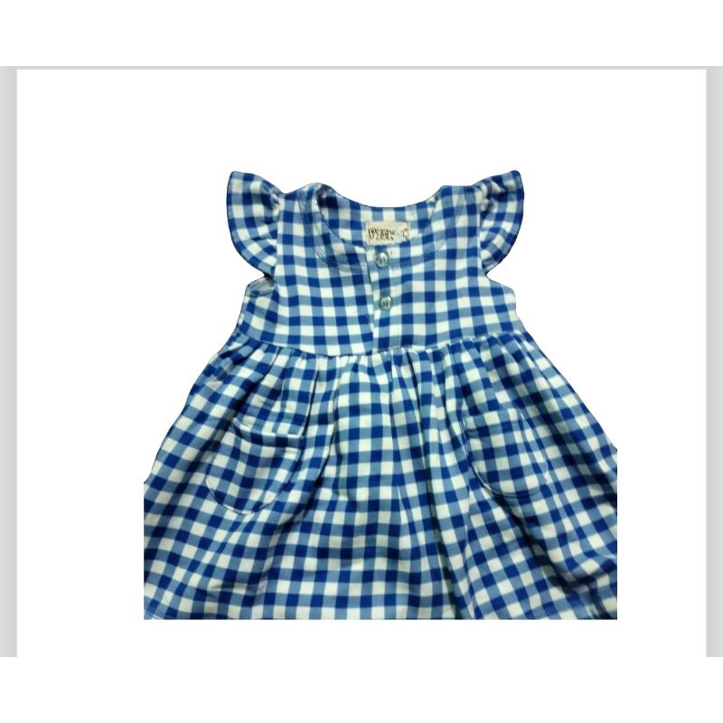 dres anak perempuan-dres anak -dres ala korea-dres motif kotak kotak-dres anak