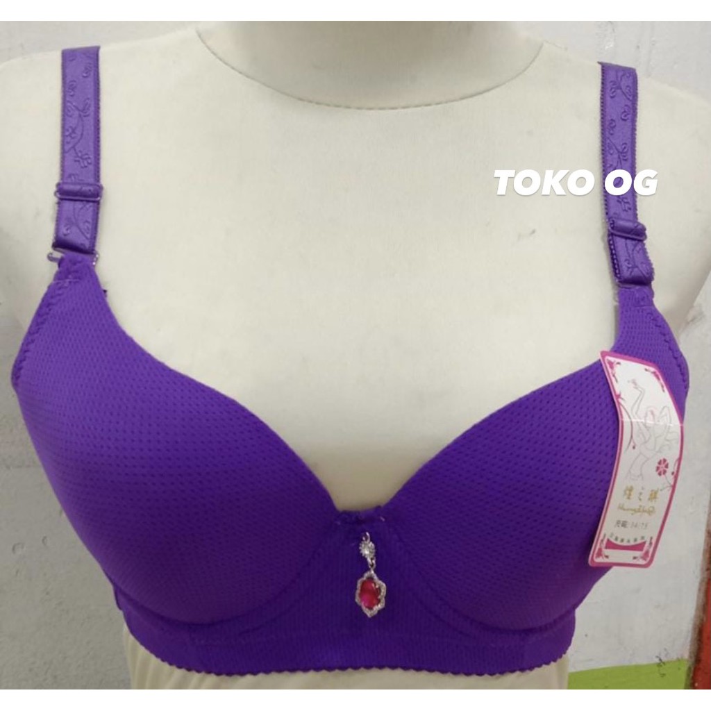 BH KAWAT POLOS WARNA CANTIK 34 36 38 40 cup B