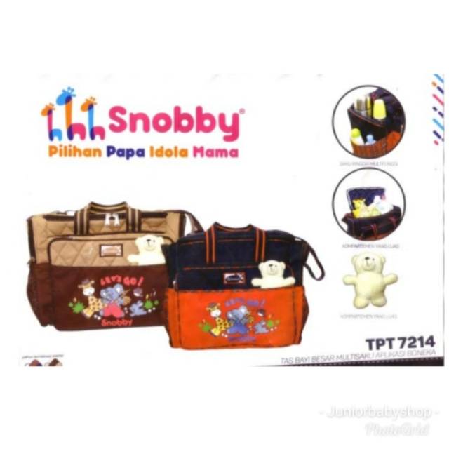 Snobby tas bayi besar multisaku aplikasi boneka TPT 7214