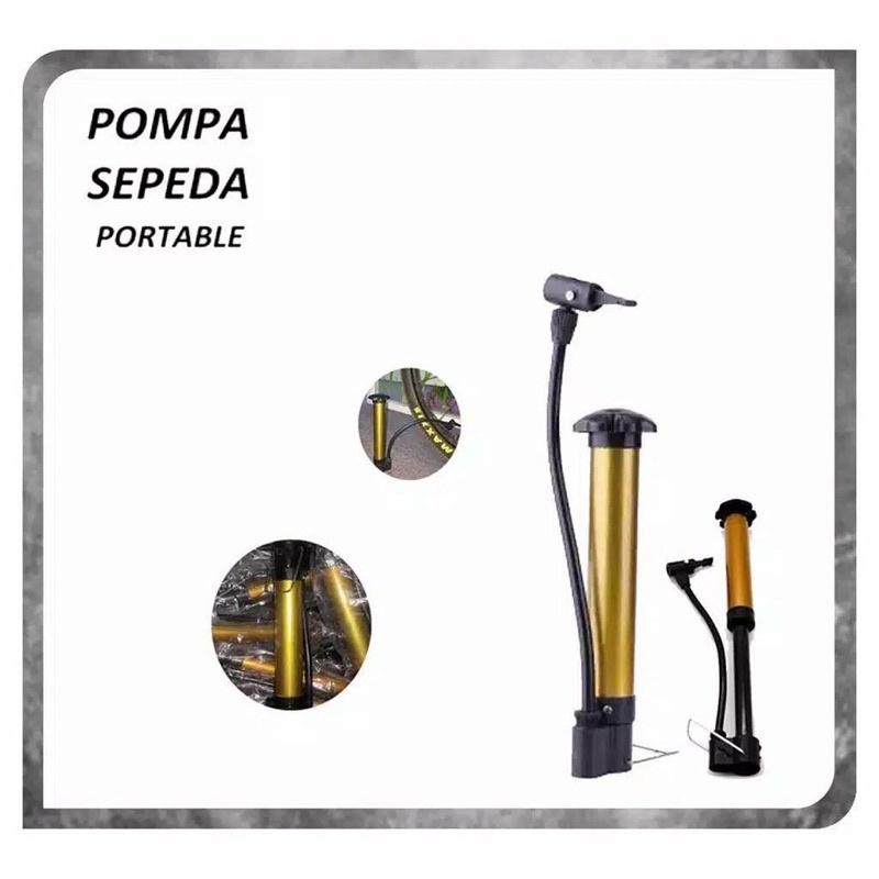 Pompa Ban Portable Sepeda Portable Serbaguna