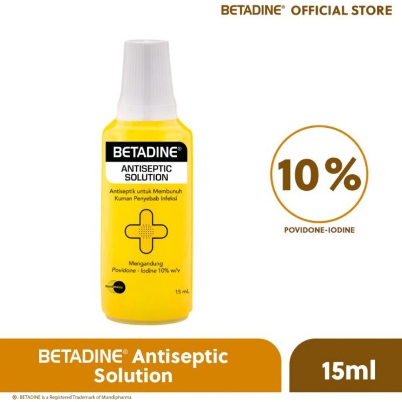 Betadine Antiseptic Solution 5 ml &amp; 15 ml