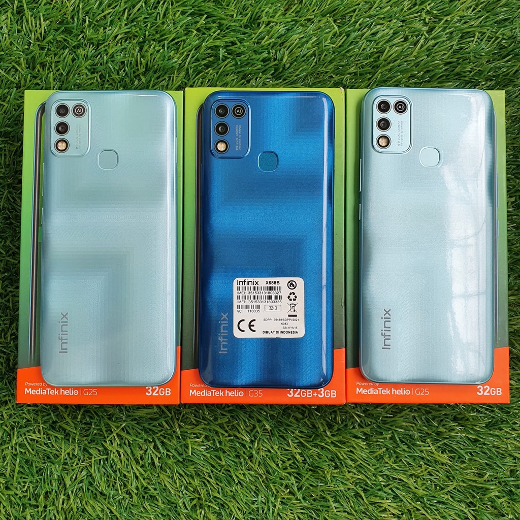 HANDPHONE INFINIX HOT 10 PLAY SECOND 2/32GB & 3/32GB & 4/64GB SECOND SEKEN BEKAS MURAH