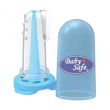 Baby Safe Finger Toothbrush and Gum Massager With Drying Rack TB002 - Tersedia Pilihan Warna