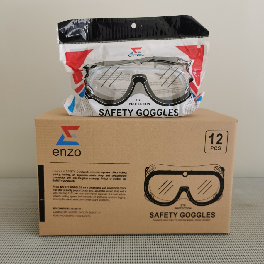 KACAMATA SAFETY GOGGLE LABORATORIUM MEDIS IMPORT ANTI FOG