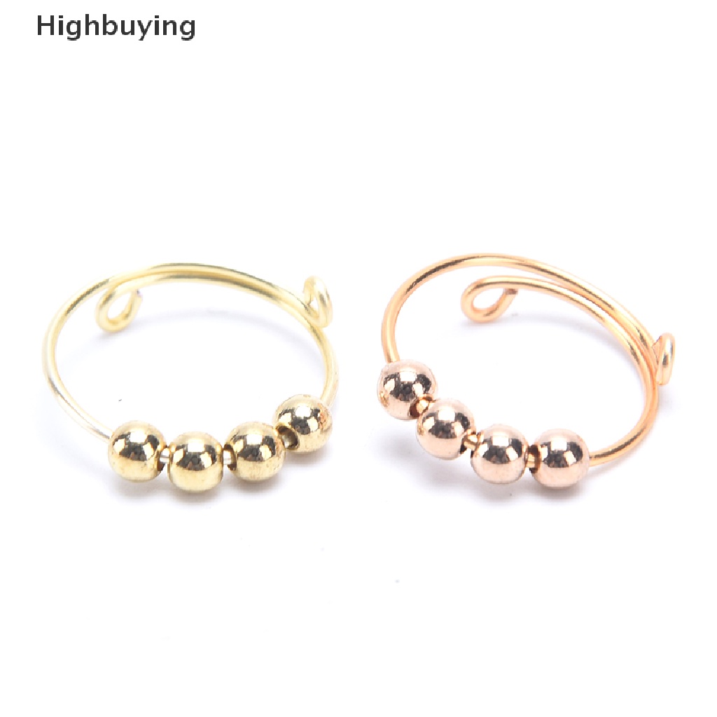 Hbid Cincin Open Ring Adjustable Anti Stress Untuk Pria / Wanita