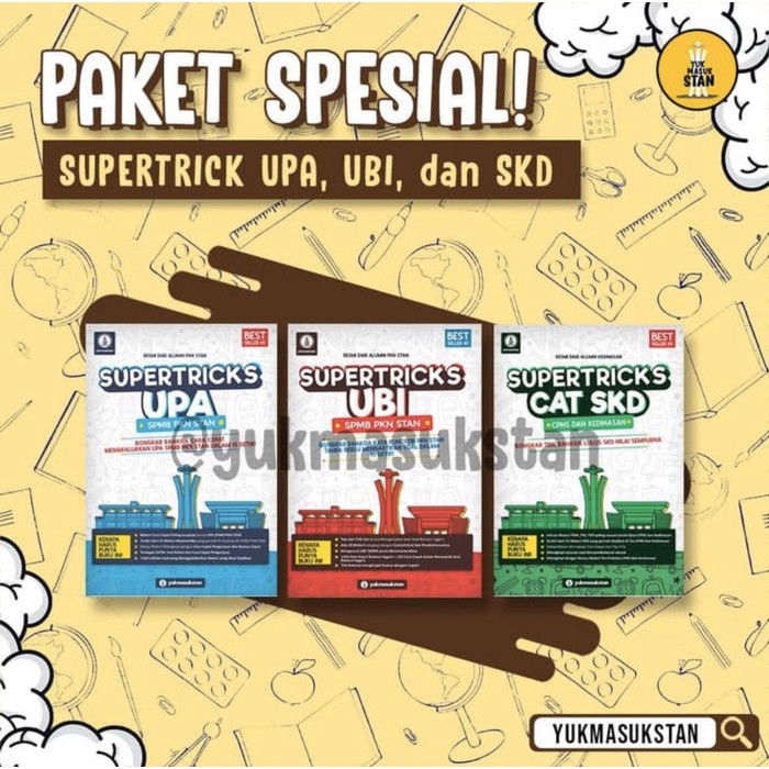 Paket Buku SPMB PKN STAN (SKD, TPA, TBI)