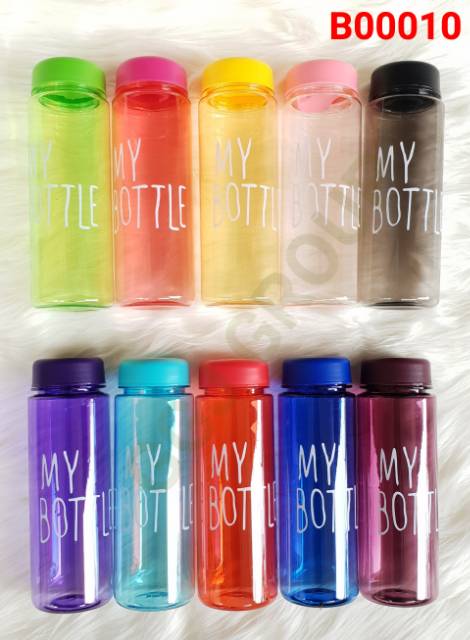 B ( B00010 ) MY BOTTLE TRANSPARAN WARNA FREE SPON BUSA / HARGA GROSIR