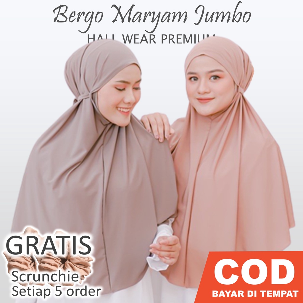 Bergo Jumbo Premium Bergo Kudung Bergo Krudung Bergo Maryam Bergo Syari Jumbo Krudung Bergo Terbaru 