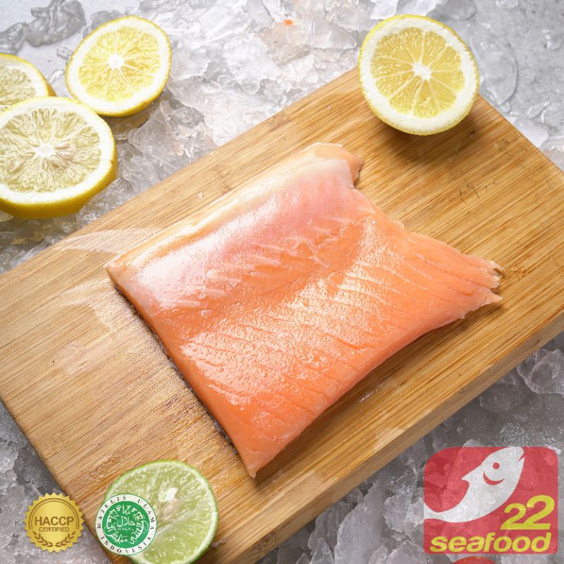 

Salmon Belly 100 gram / Toro Salmon / Seafood 22