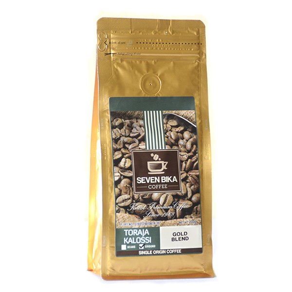 

Seven Bika Toraja Kalossi Gold Blend 165 gr