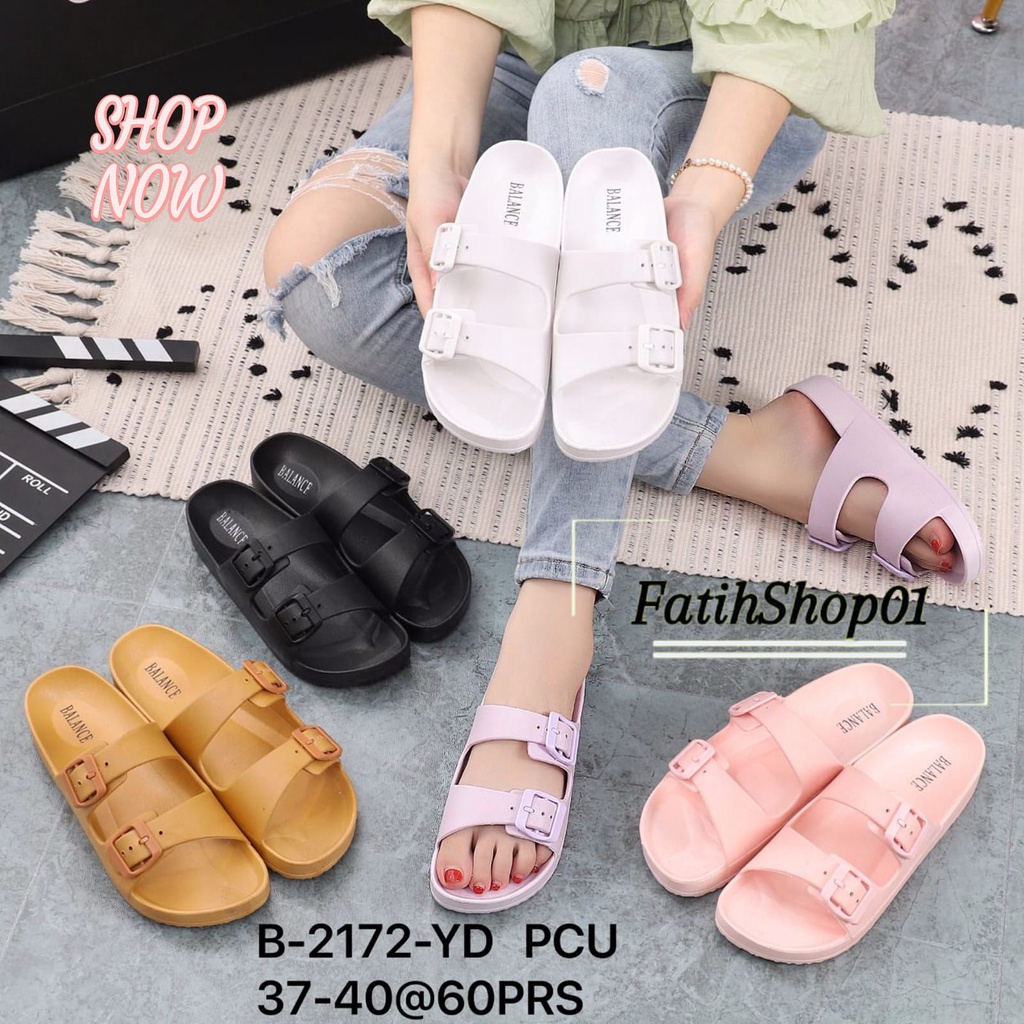 SANDAL SELOP JELLY IMPORT BALANCE B-2172B ukuran (37-40)